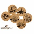 Corkology Marine Life Cork Coaster Sets CO99630